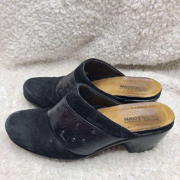 Naot Appeal Studded Suede Leather Mule sz 41 - Picture 5 of 14